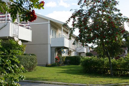 Utomhusbild på Klockargatan 1-15