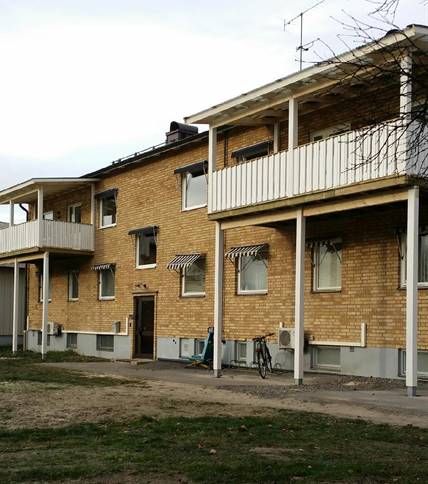 Utomhusbild på Postgatan 12