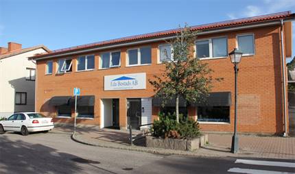 Utsidan av kontoret på Storgatan